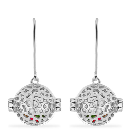 Conjunto de Plata con Tanzanita AAA y Diópsido de Cromo ( Pendientes +Colgante )