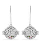 Conjunto de Plata con Tanzanita AAA y Diópsido de Cromo ( Pendientes +Colgante )