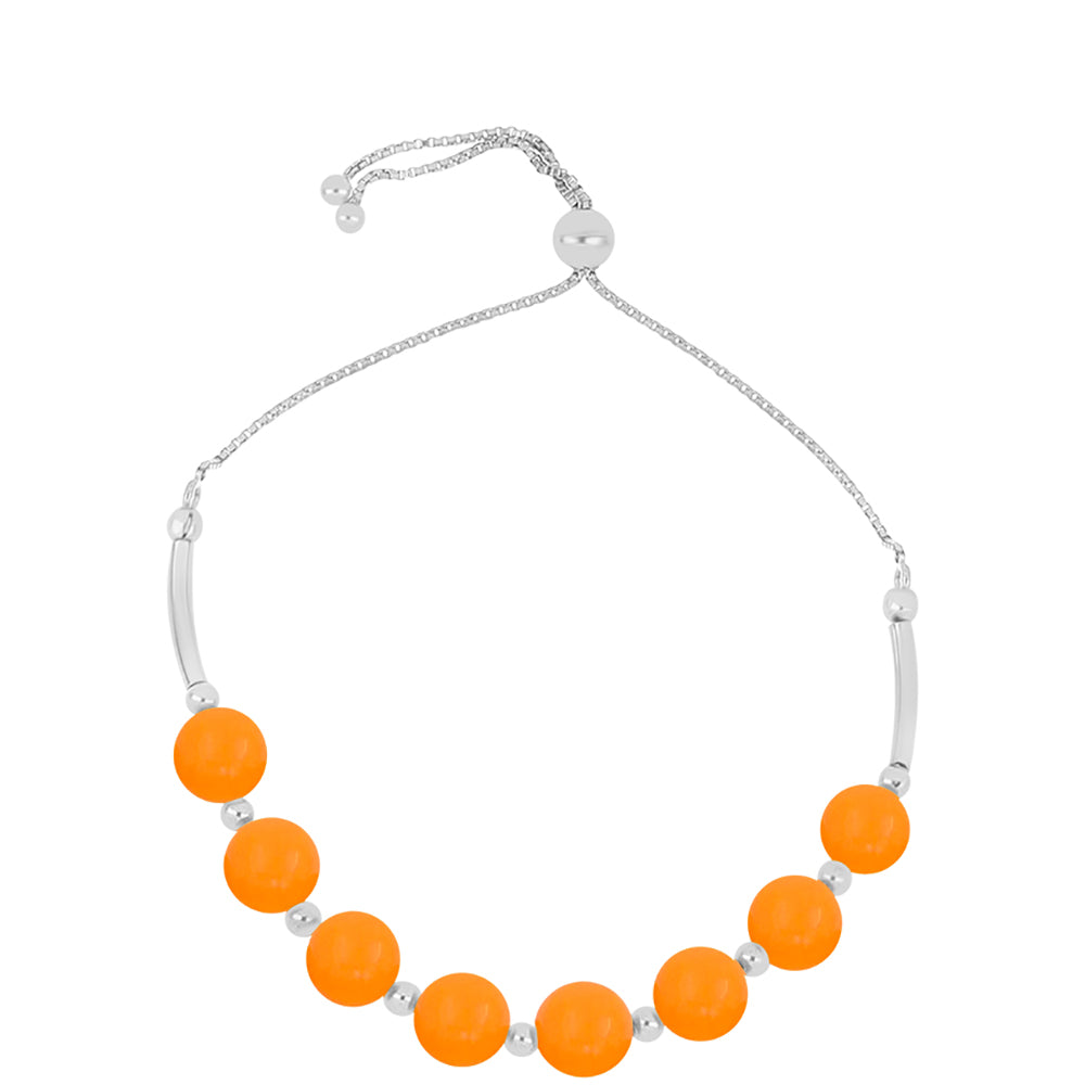 Pulsera de Plata con Jade Amarillo 2 