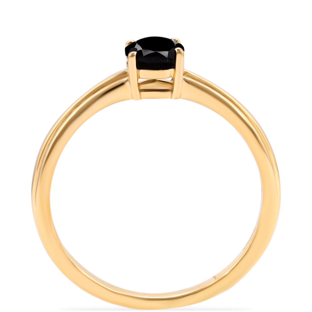 Anillo de Plata Bañada en Oro 2 