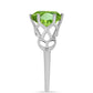 Anillo de Plata con Cuarzo Verde Helecho