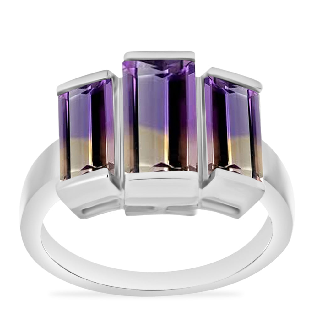 Anillo de Plata con Amatrino de Anahi