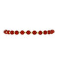 Pulsera de Plata Bañada en Oro con Perla roja de río