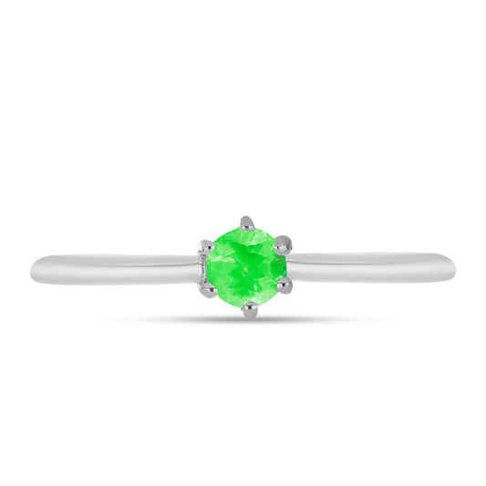 Anillo de Plata con Ópalo Hialita