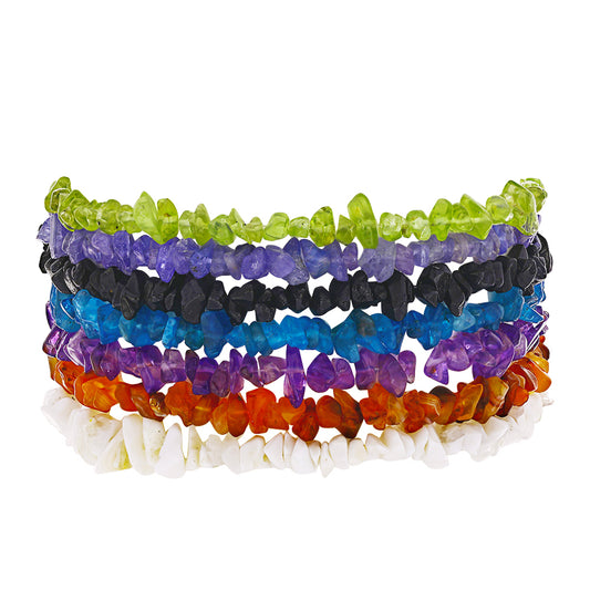 Conjunto Pepita con Tanzanita y Amatista de Marruecos ( Pulsera )