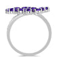 Anillo de Plata con Amatista de Marruecos