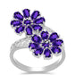 Anillo de Plata con Amatista de Marruecos