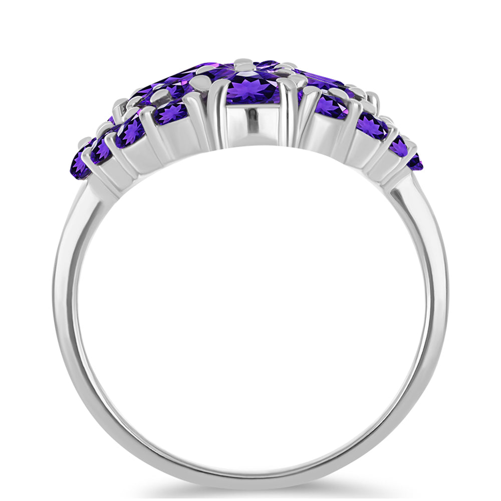 Anillo de Plata con Amatista de Marruecos 2 