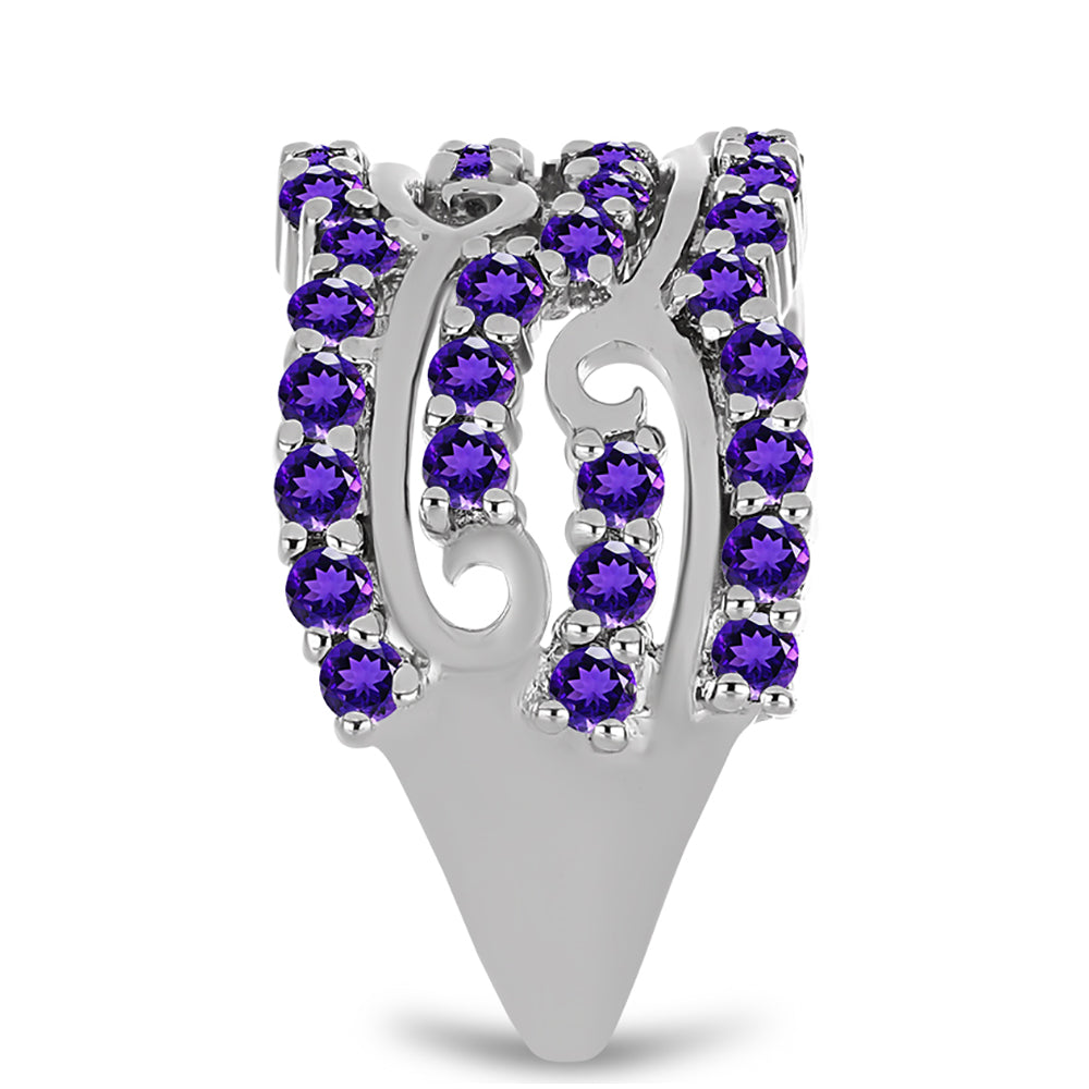 Anillo de Plata con Amatista de Marruecos 4 