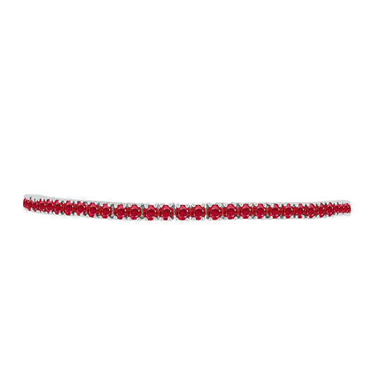 Pulsera de Plata con Ágata Roja