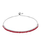 Pulsera de Plata con Ágata Roja