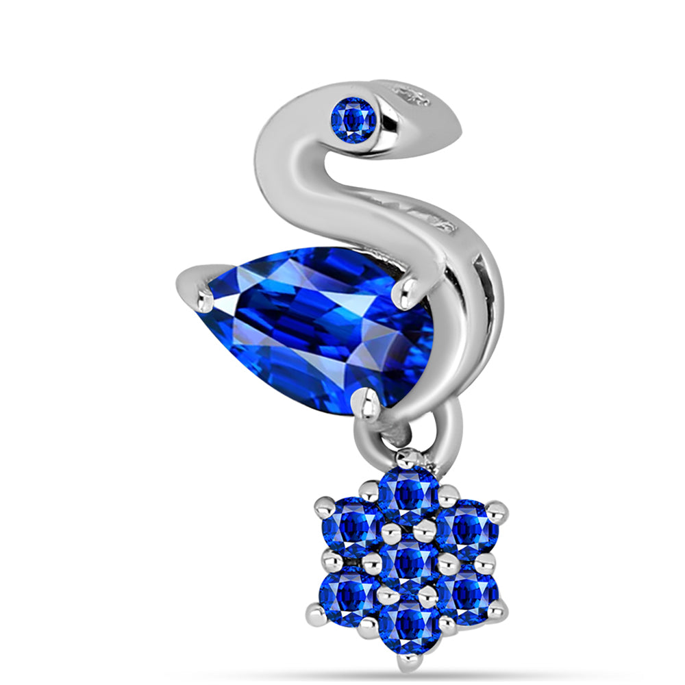 Colgante de Plata con Zafiro Azul Australiano 1 
