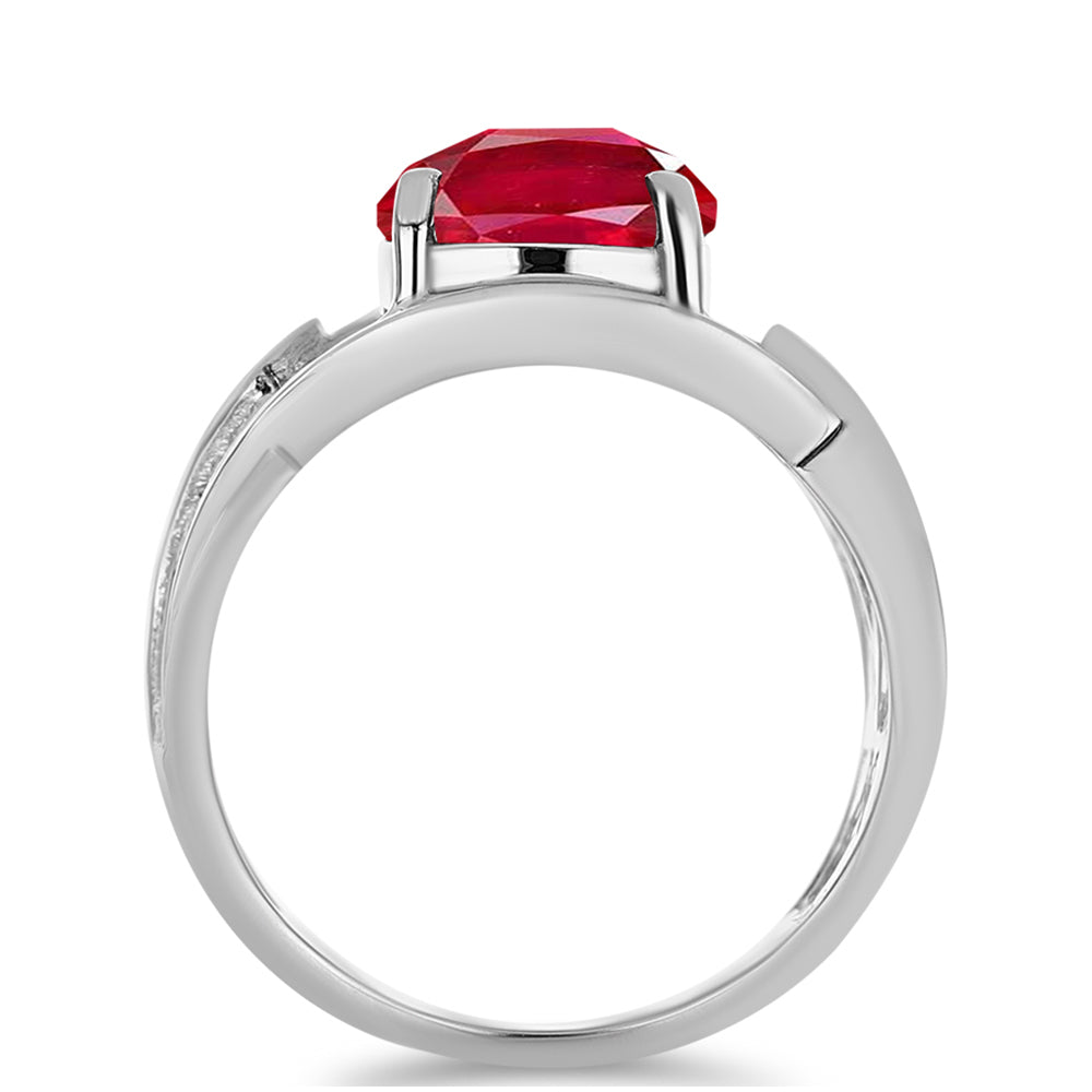 Anillo de Plata con Ágata Roja