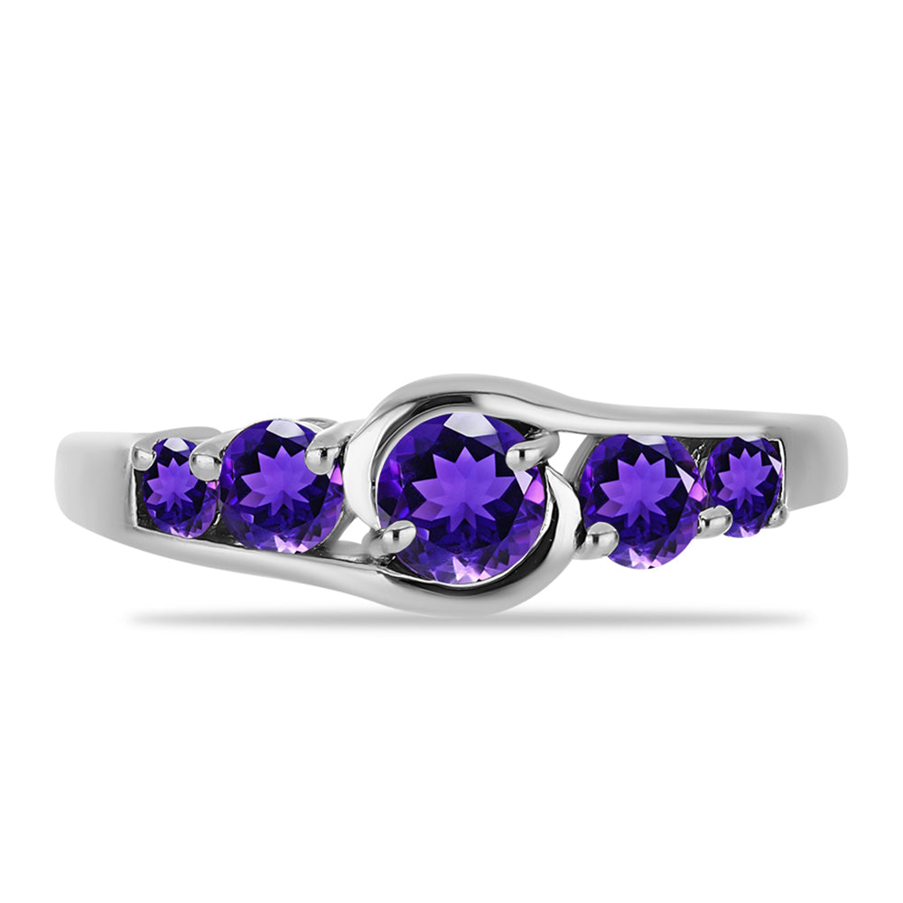 Anillo de Plata con Amatista de Marruecos 1 