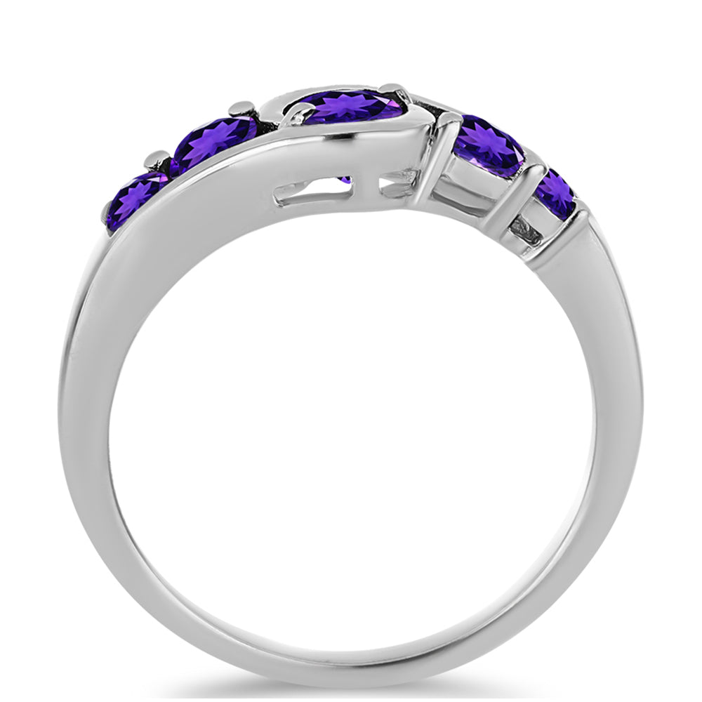 Anillo de Plata con Amatista de Marruecos 2 