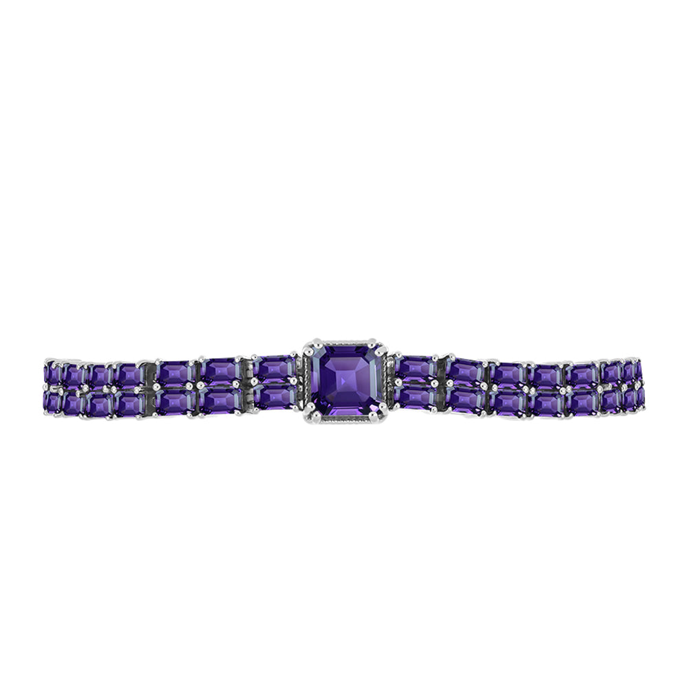 Pulsera de Plata con Amatista de Marruecos 2 