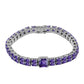 Pulsera de Plata con Amatista de Marruecos