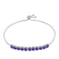 Pulsera de Plata con Amatista de Marruecos