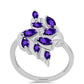 Anillo de Plata con Amatista de Marruecos