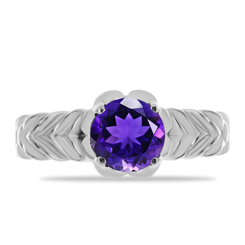 Anillo de Plata con Amatista de Marruecos 1 