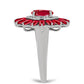 Anillo de Plata con Ágata Roja