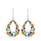 Pendientes de Plata con Amatista de Marruecos y Peridoto de Changbai