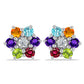 Pendientes de Plata con Amatista de Marruecos y Peridoto de Changbai