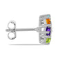 Pendientes de Plata con Amatista de Marruecos y Peridoto de Changbai