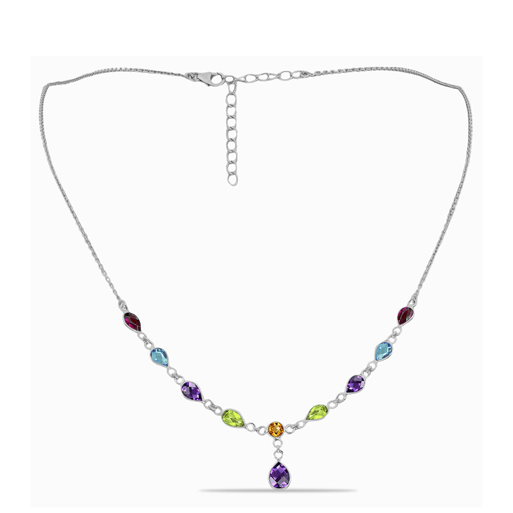 Collar de Plata con Amatista de Marruecos 1 
