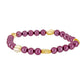 Pulsera Pepita con Perla Púrpura de Agua dulce y Citrino de los Montes Urales