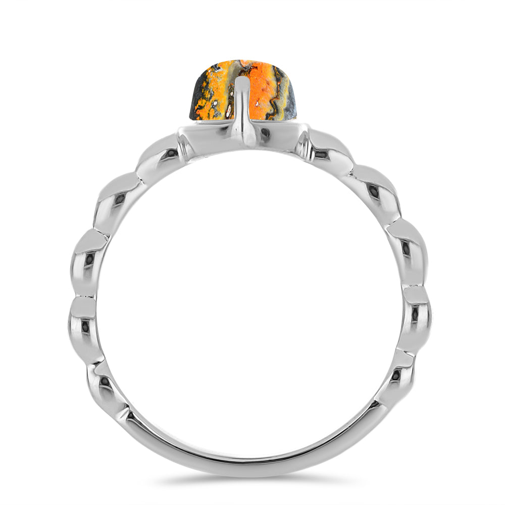 Anillo de Plata con Jasper de Bumble Bee 2 