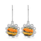 Pendientes de Plata con Jasper de Bumble Bee