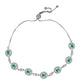 Pulsera de Plata con Alejandrita natural y Topacio Blanco