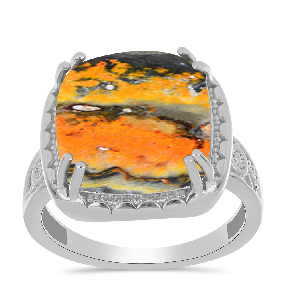 Anillo de Plata con Jasper de Bumble Bee 3 