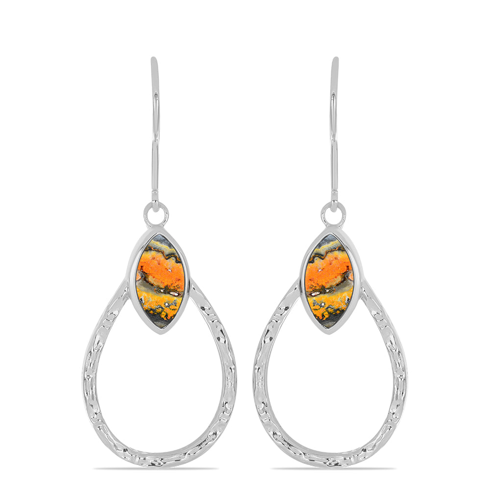 Pendientes de Plata con Jasper de Bumble Bee 1 