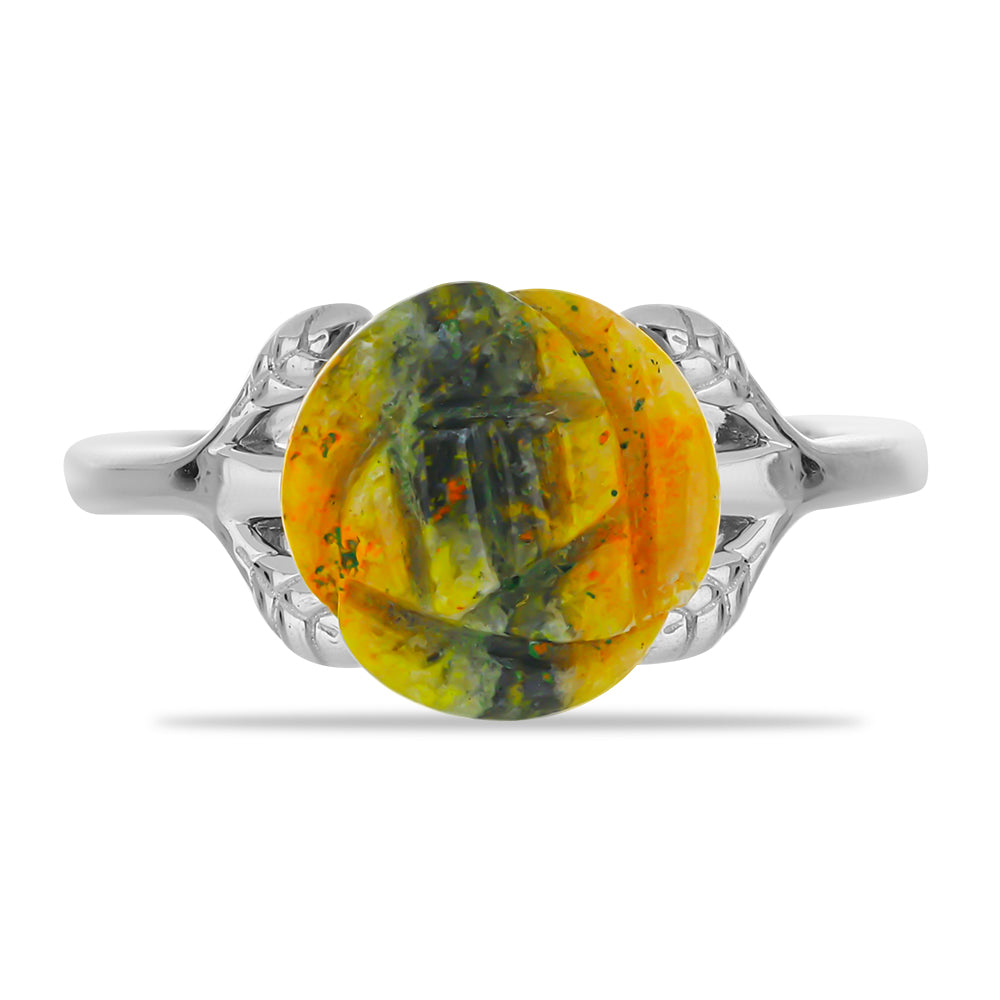 Anillo de Plata con Jasper de Bumble Bee 1 