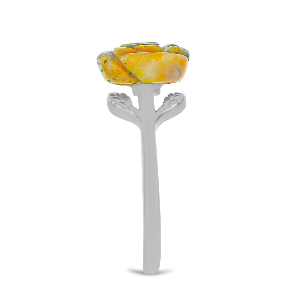 Anillo de Plata con Jasper de Bumble Bee