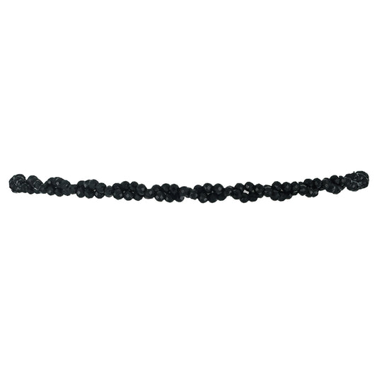 Pulsera de Plata Bañada en Oro con Espinela Negra