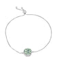 Pulsera de Plata con Amatista Verde
