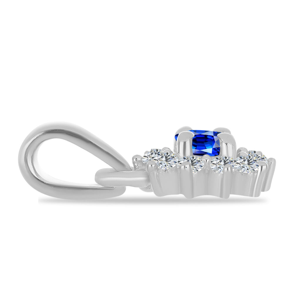 Conjunto de Plata con Rubí de Madagascar y Esmeralda de Brasil ( Colgante ) 5 