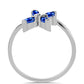 Anillo de Plata con Zafiro Azul Australiano