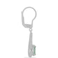 Pendientes de Plata con Amatista Verde