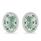 Pendientes de Plata con Amatista Verde