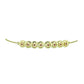 Pulsera de Plata Bañada en Oro con Diamante Rojo