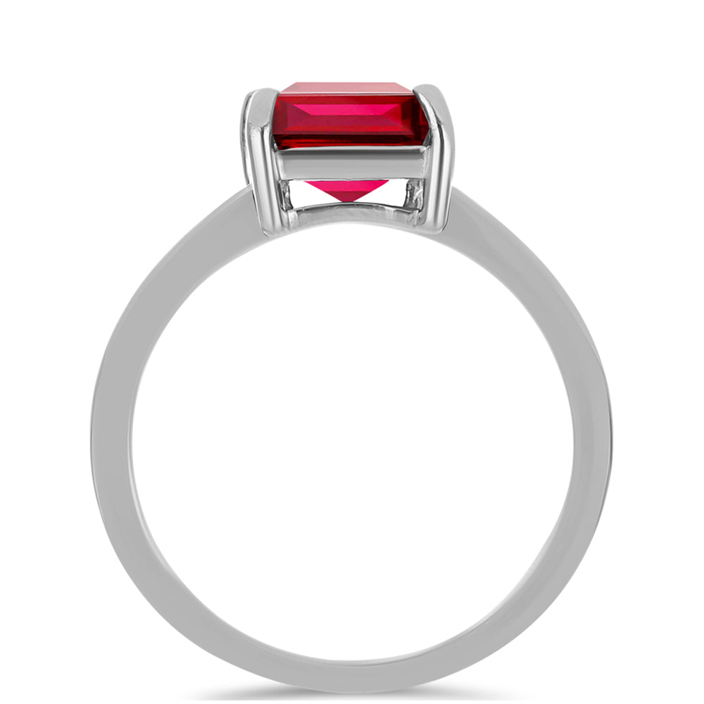 Anillo de Plata con Rubí de Madagascar 2 