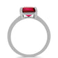 Anillo de Plata con Rubí de Madagascar