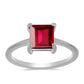 Anillo de Plata con Rubí de Madagascar