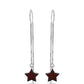 Pendientes de Plata con Granate Barton