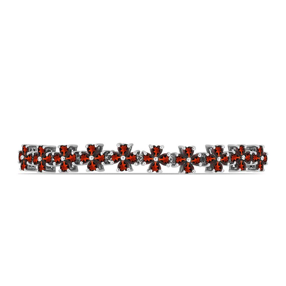 Pulsera de Plata con Granate Barton 2 