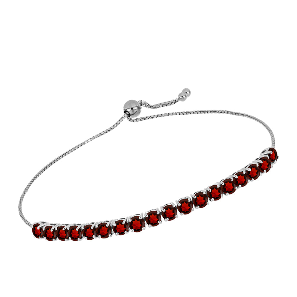 Pulsera de Plata con Granate Barton